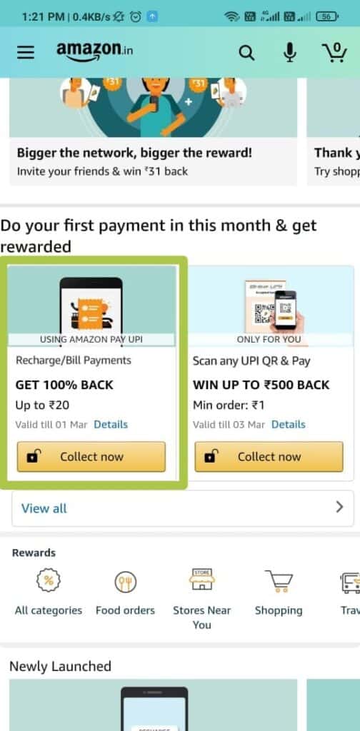 Amazonpay airtel free data 