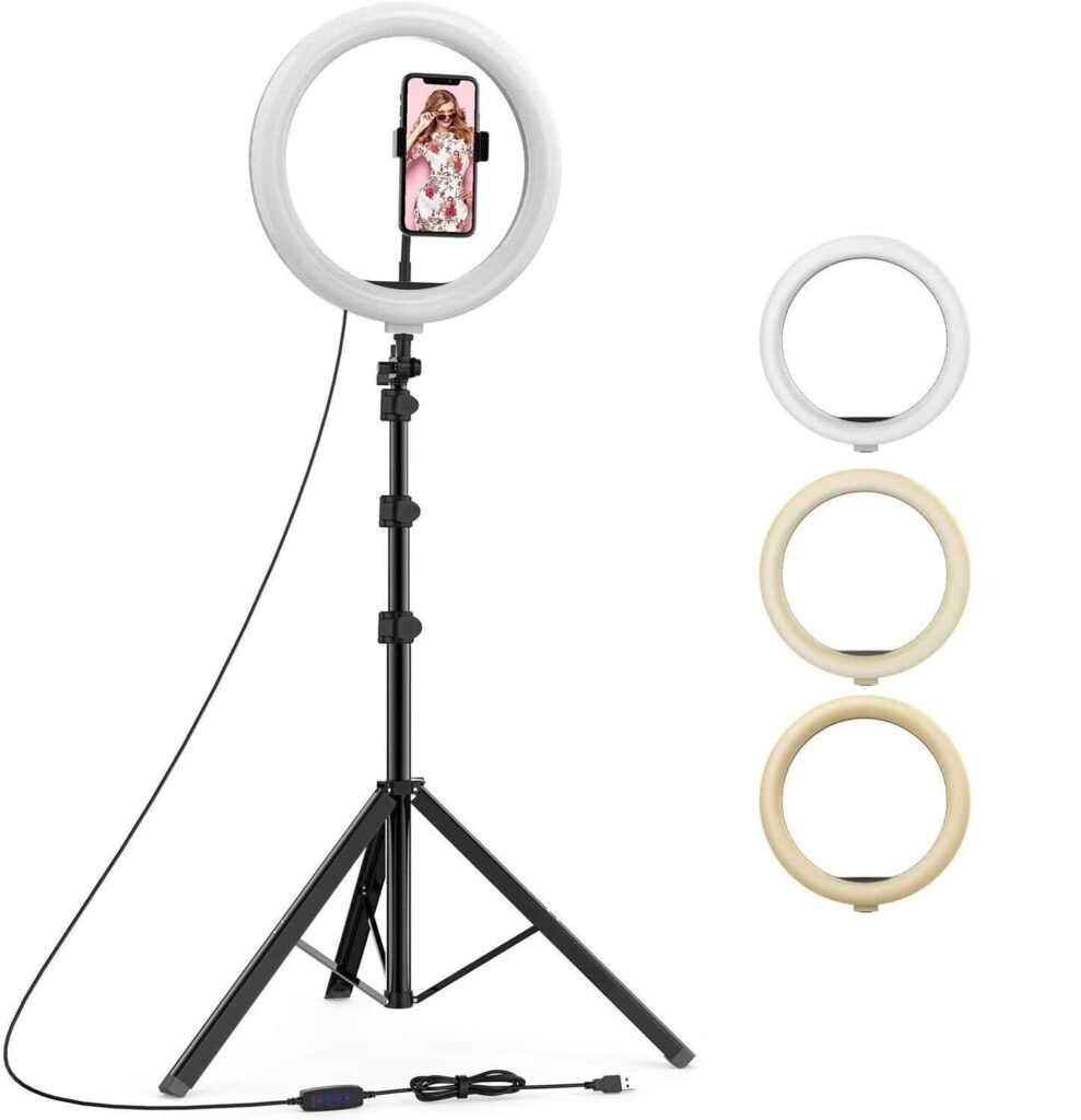 Tripod stand with mobile holder