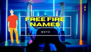 Free fire names for BOYS