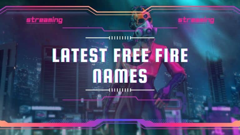 Latest free fire name