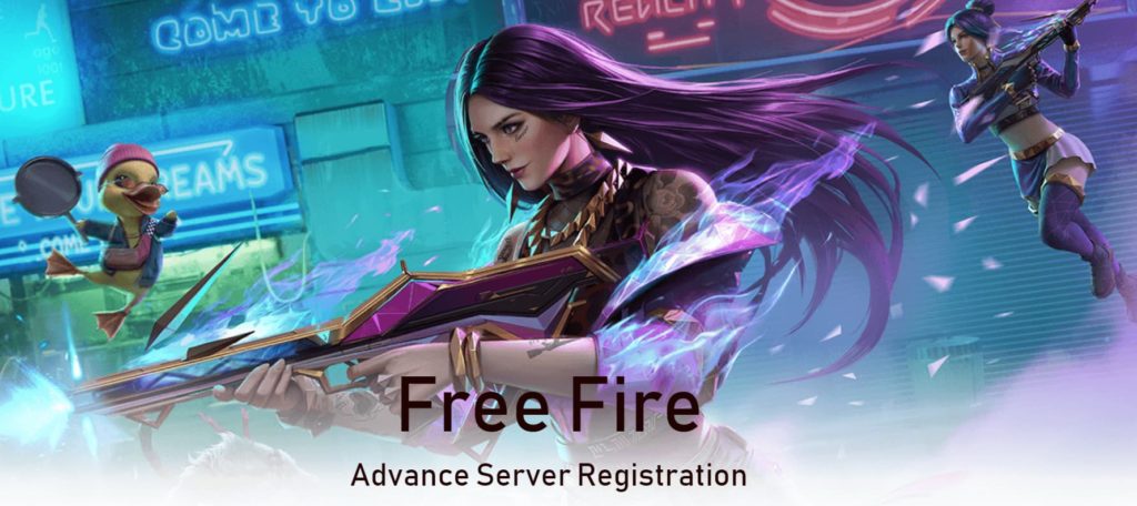 free fire advance server registeration