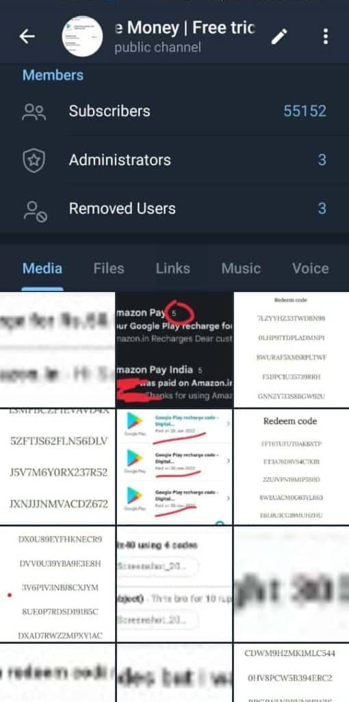 free google play redeem code telegram