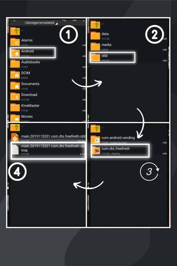 free fire file and free fire max file