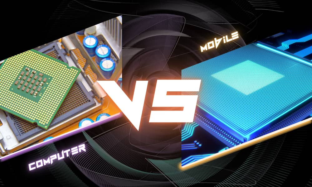 Mobile processor vs PC processor