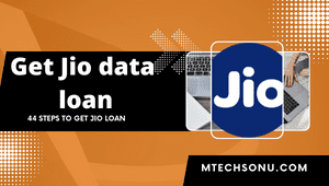 How to get the Jio data loan in 5 minutes