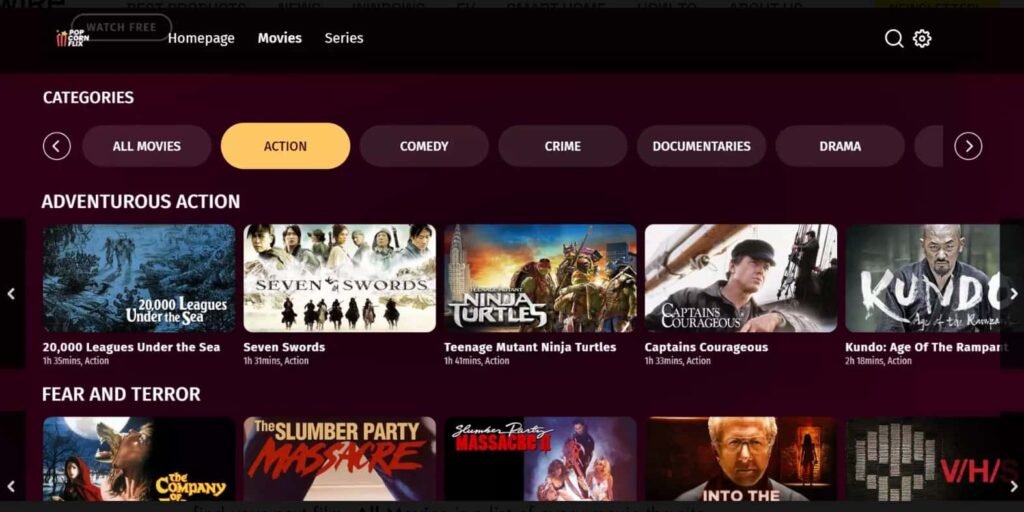 Popcornflix - watch free movies online