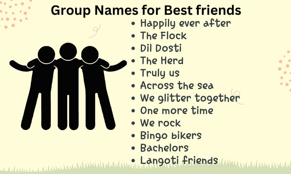  Group names for the Best friends