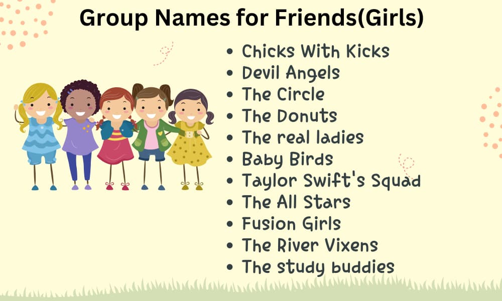 Group names for friends (Girls)