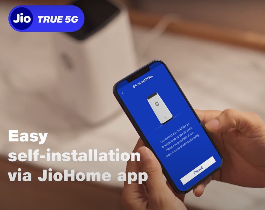 Setup Jio Fiber using JioHome app