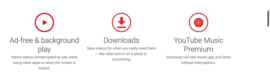 Youtube Premium Free subscription benefits