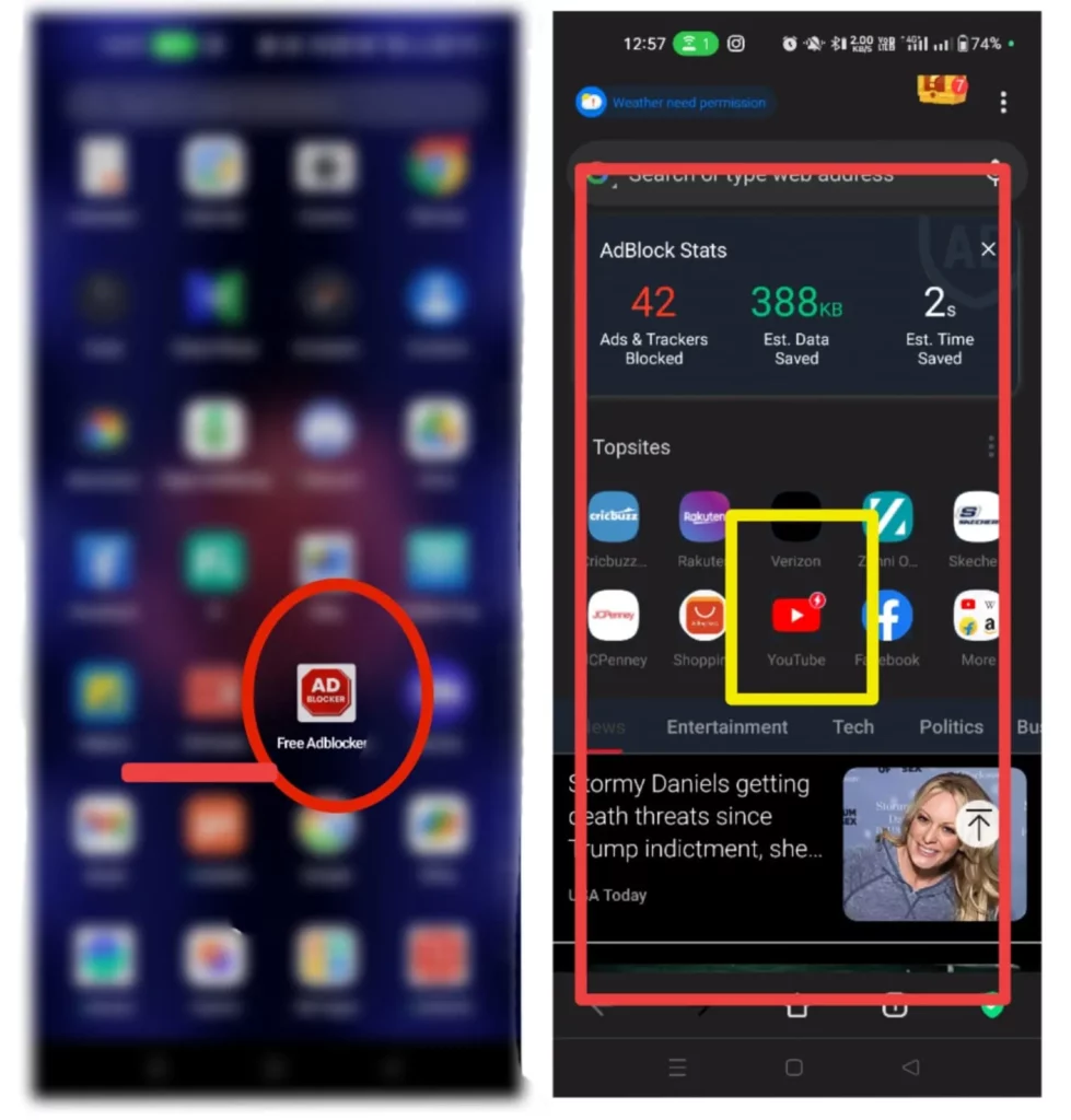 Use apps to block youtube ads