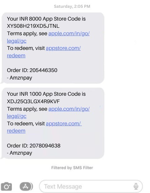 Proof of Free Apple Gift Cards 1