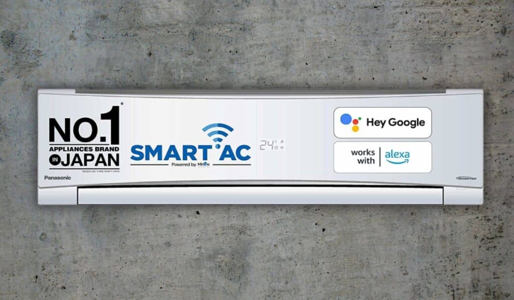  Panasonic Wi-Fi enabled Split Smart AC
