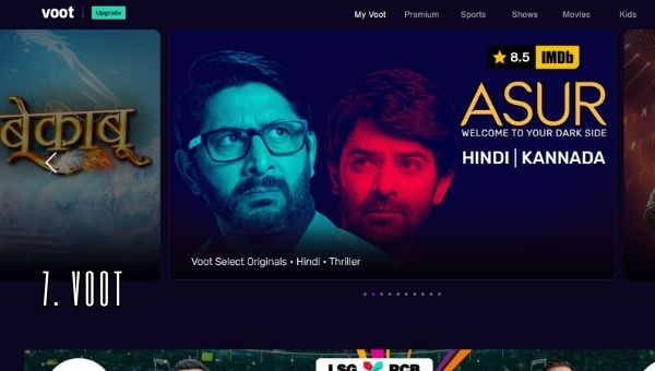 Voot OTT platform