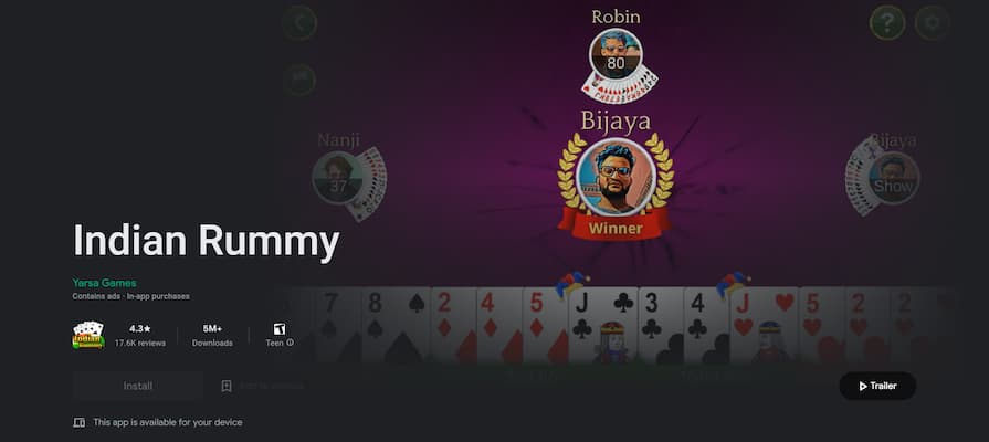 Indian Best Rummy App