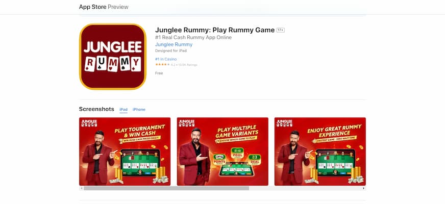 Best Rummy App - Junglee Rummy