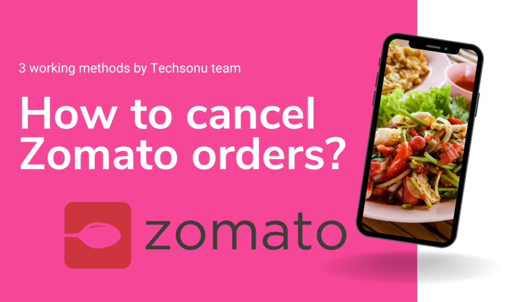 How to cancel order on zomato?