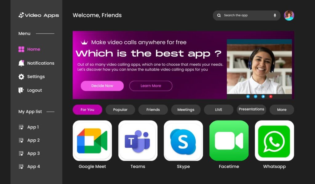 Which is the best video calling app