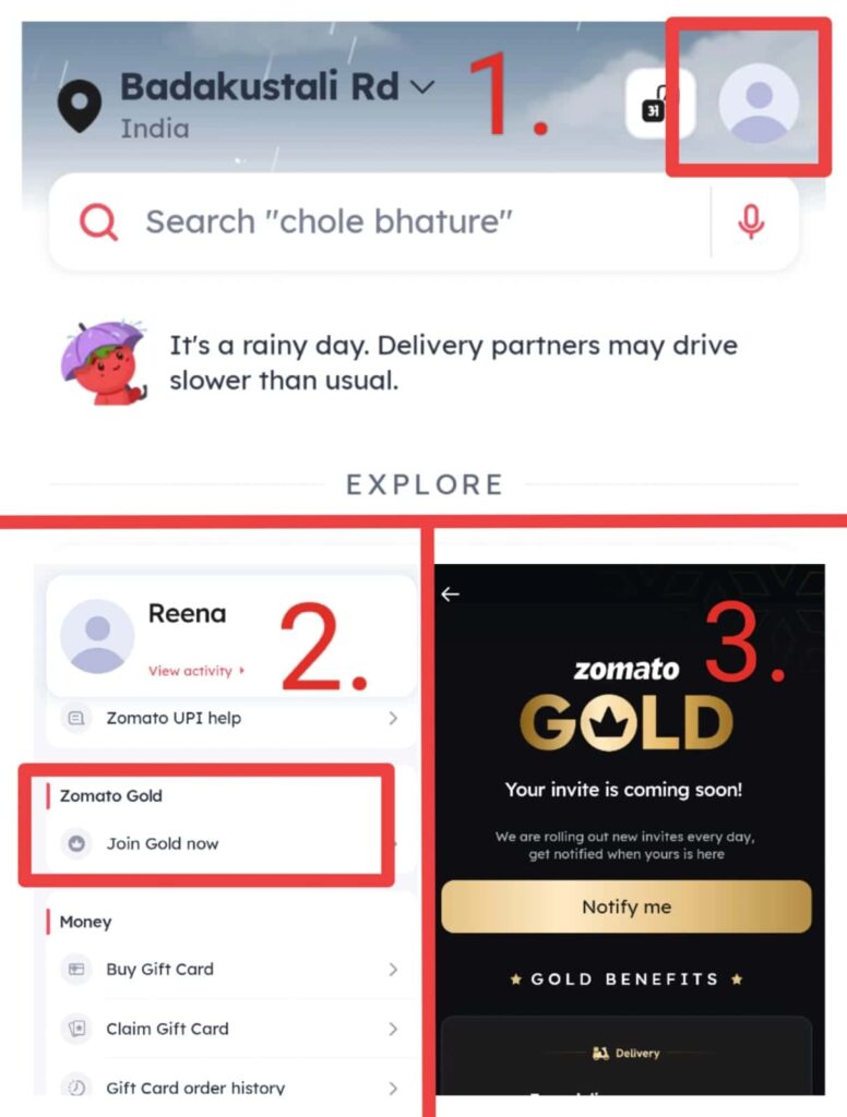 How to get Free Zomato Gold Membership
