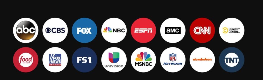 Youtube TV Channels