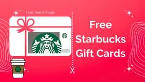 starbucks gift card free