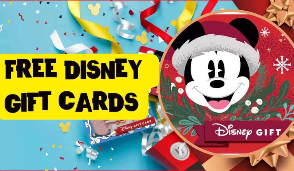 Free Disney Gift Cards