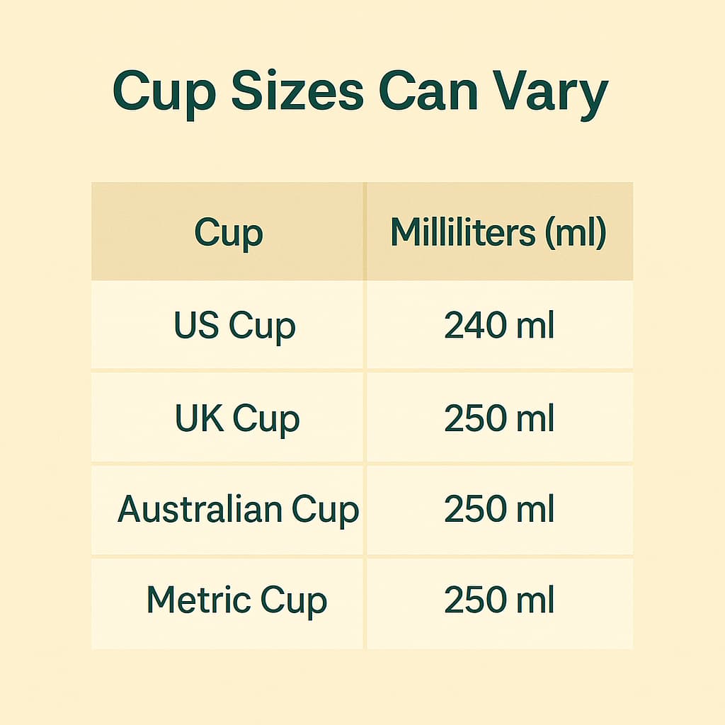 Cup Size Changes by Country