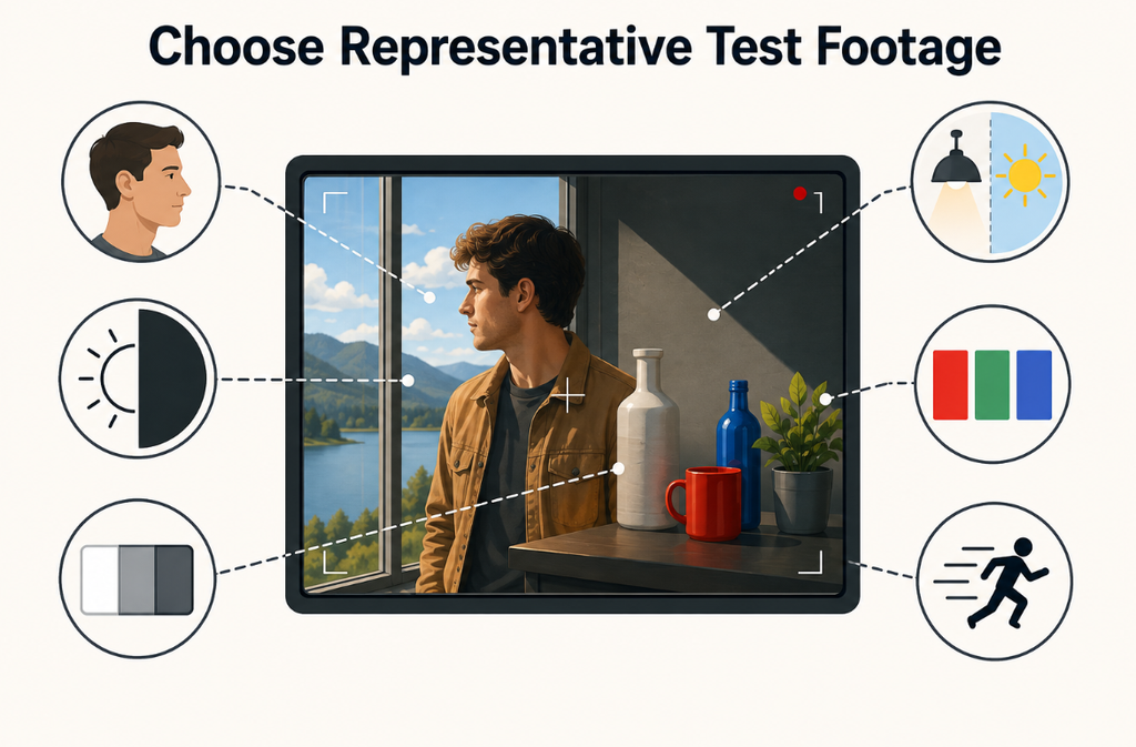 Select Representative Test Footage