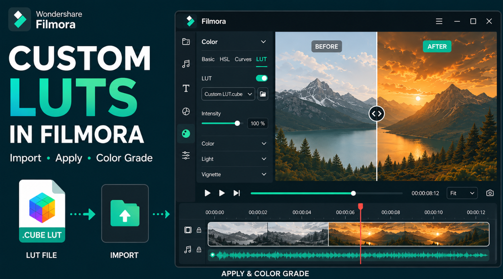 How to Import and Use a Custom LUT in a Desktop Video Editor