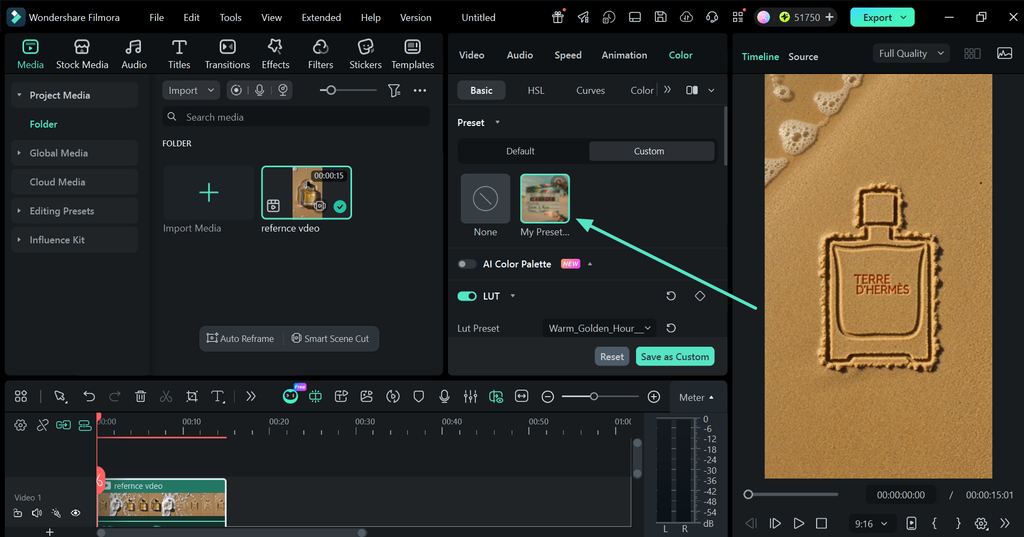 Select the File and Apply It