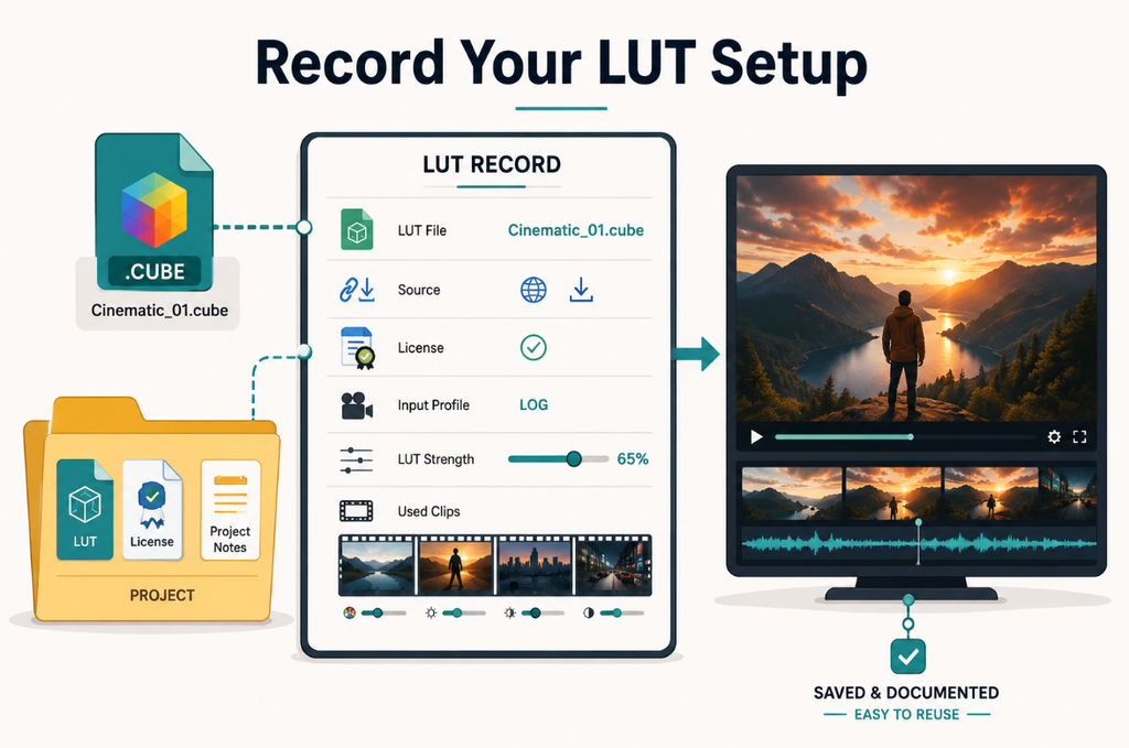 Record the LUT Used in the Project